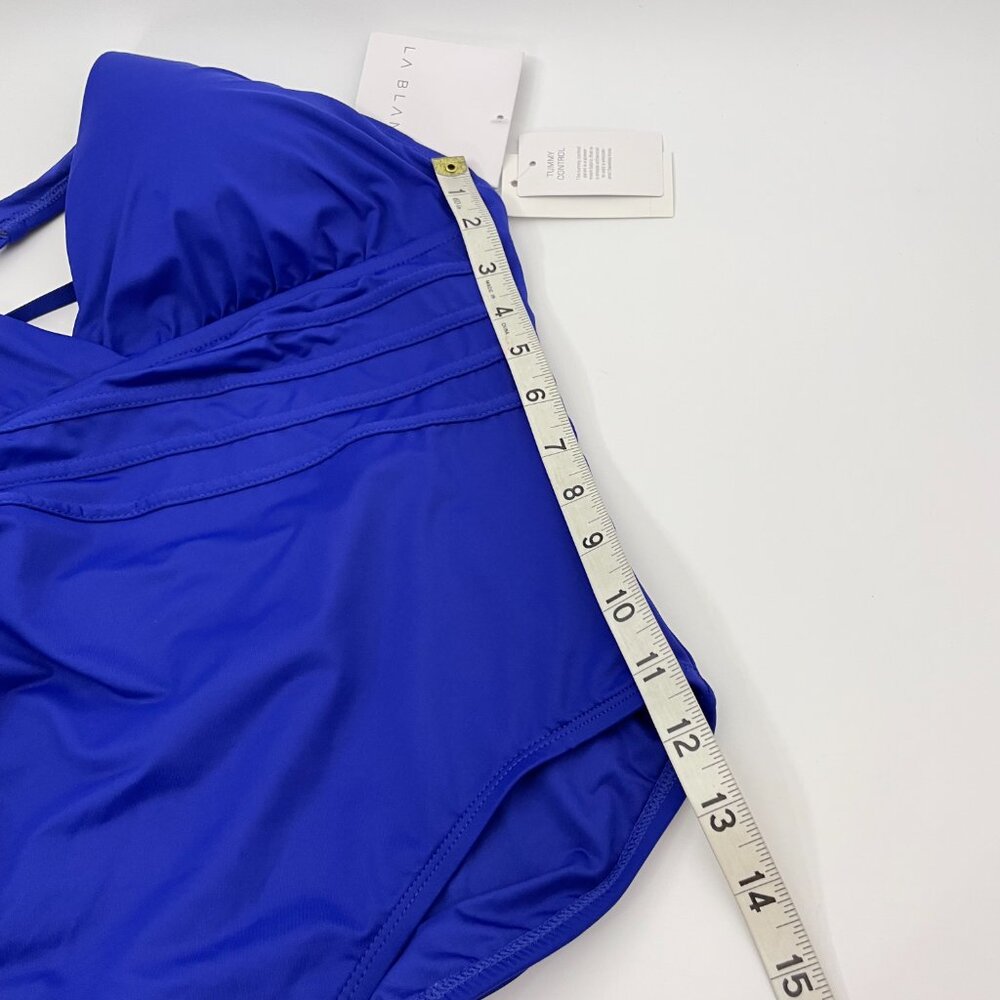 La Blanca Island Goddess Multi Strap Cross-Back One-Piece Swimsuit - Picture 8 of 10